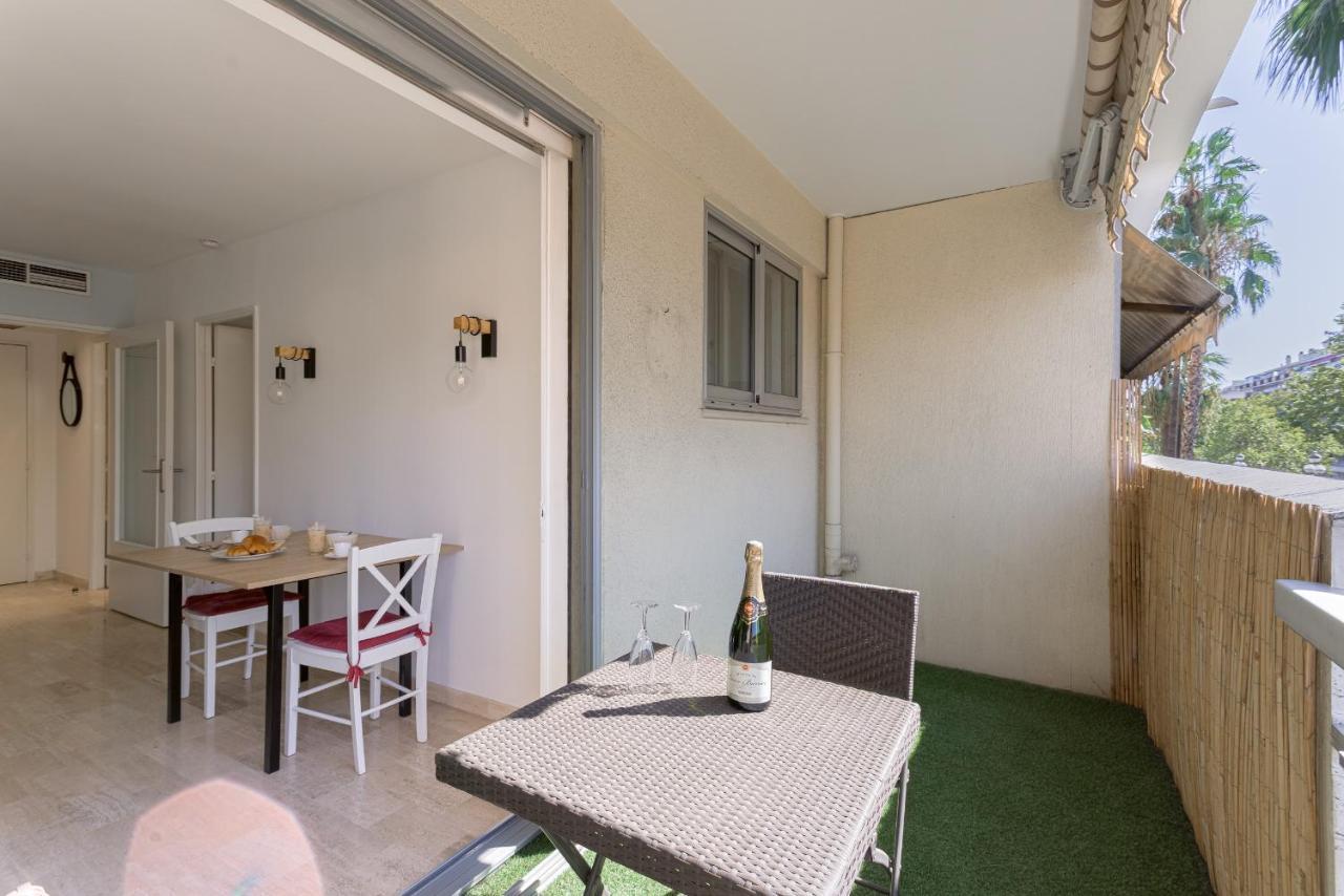 Cosy Studio - Centre Cannes - Terrasse - Clim - Wifi מראה חיצוני תמונה